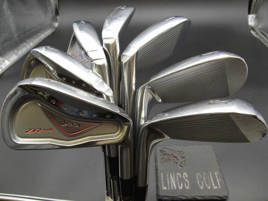 Set of 7x Srixon ZR-600 Forged Irons 4-PW Regular Steel Shafts GolfPride Grips*