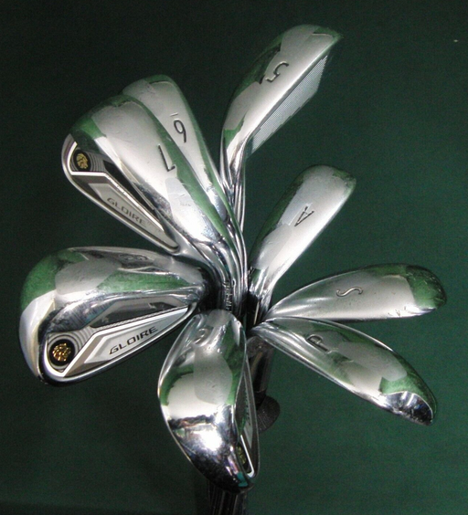 Set Of 8 x TaylorMade Gloire Irons 5-SW+AW Regular Steel Shafts