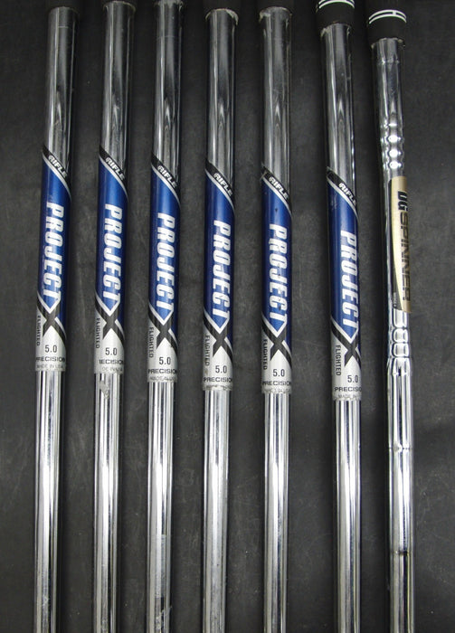 Set of 7 x Adams Idea Pro Black CB1 Irons 4-PW Regular Steel Shafts Mixed Grips*