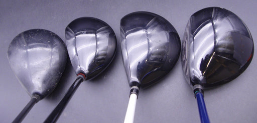 Set of 4 Golf Drivers XXIO ONOFF Daiwa GPM Stiff/Regular Graphite Shafts + Grips