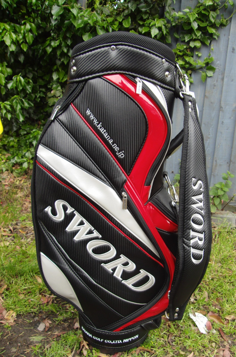 6 Division Sword Golf Cart Carry Trolley Golf Clubs Bag*