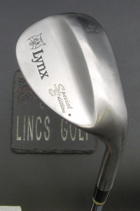 LYNX Special Edition 70° Lob Wedge Stiff Steel Shaft PalMax Grip