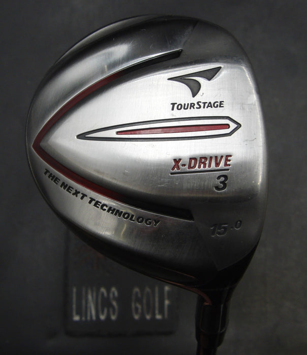 Bridgestone Tour Stage X-Drive 15° 3 Wood Regular Graphite Shaft Tour Edge Grip
