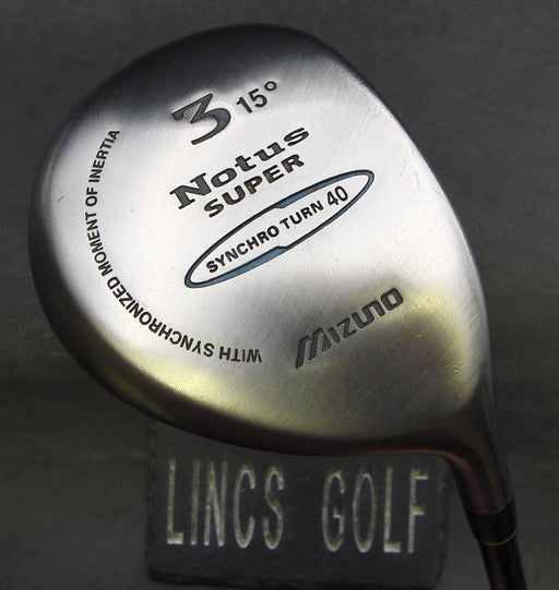 Mizuno Notus Super Synchro Turn 40 15° 3 Wood Regular Graphite Shaft Mizuno Grip