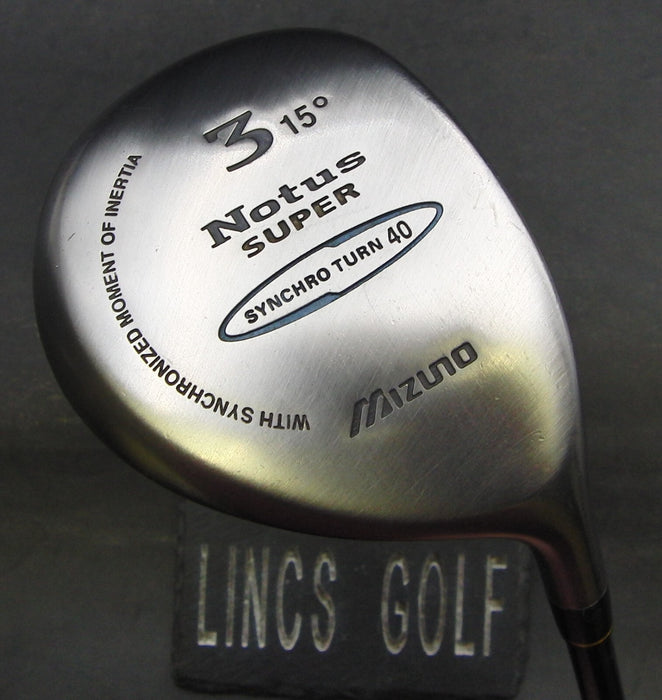 Mizuno Notus Super Synchro Turn 40 15° 3 Wood Regular Graphite Shaft Mizuno Grip