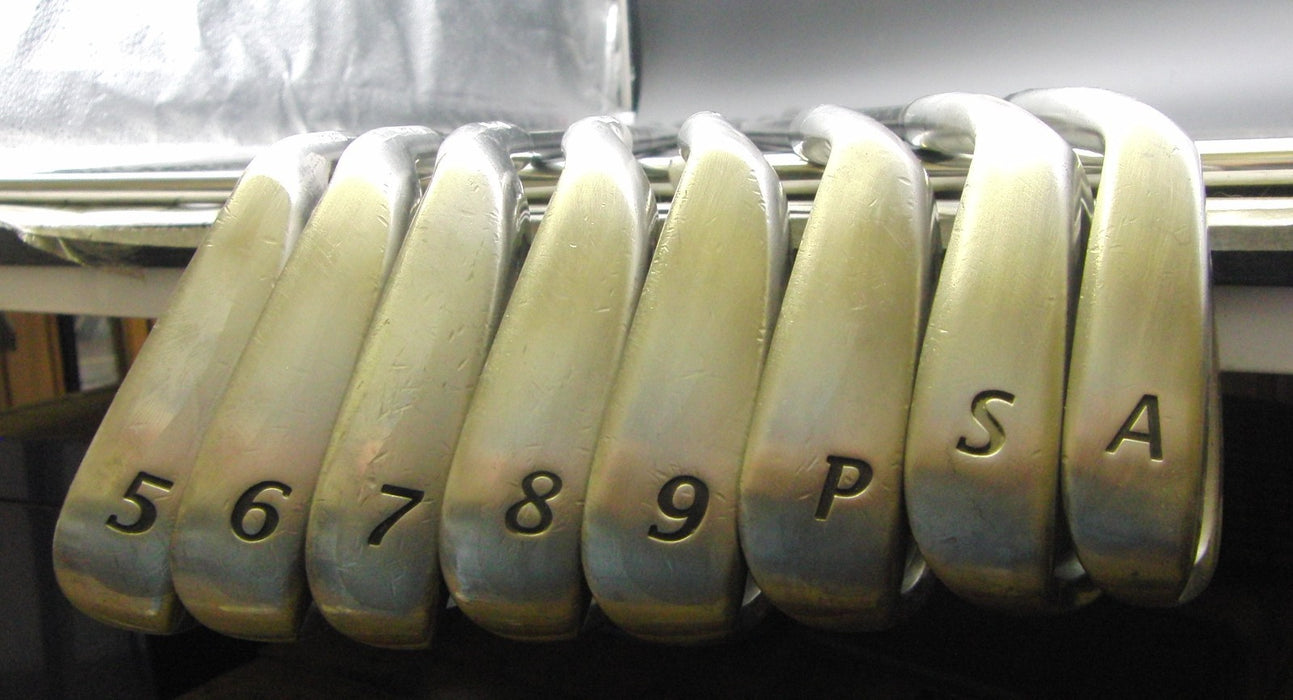 Set of 8x Wilson Tab TC-1 5-SW + AW Irons Stiff Graphite Shafts*