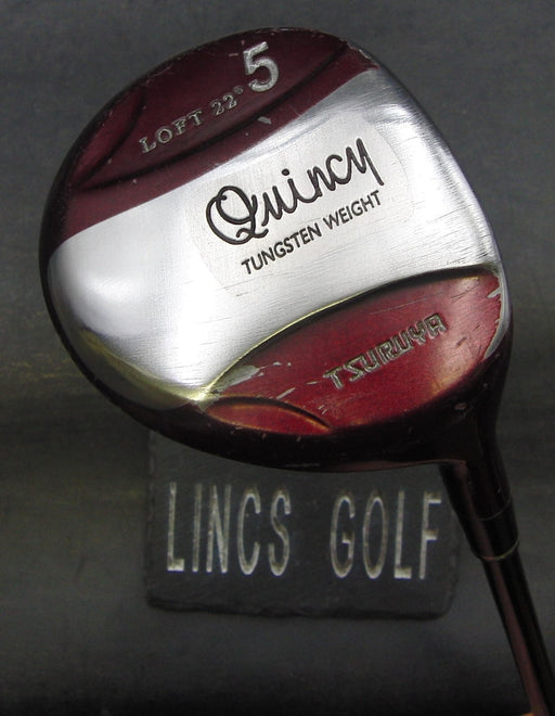 Ladies Tsuruya Quincy Tungsten 22° 5 Wood Ladies Graphite Shaft Quircy Grip