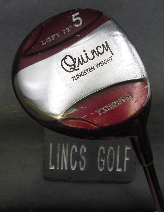 Ladies Tsuruya Quincy Tungsten 22° 5 Wood Ladies Graphite Shaft Quircy Grip