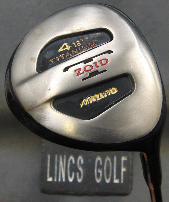 Mizuno T-Zoid Titanium 18° 4 Wood Regular Graphite Shaft Mizuno Grip