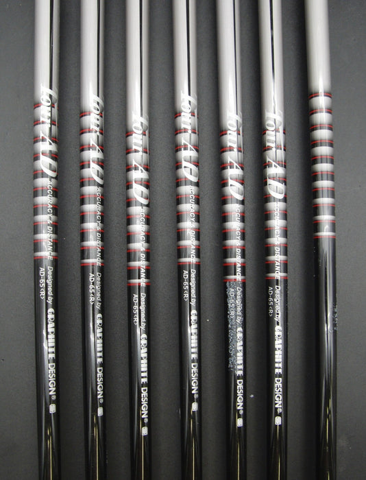 Set of 7x Nike Slingshot Irons 5-SW Regular Graphite Shafts Nike Grips*