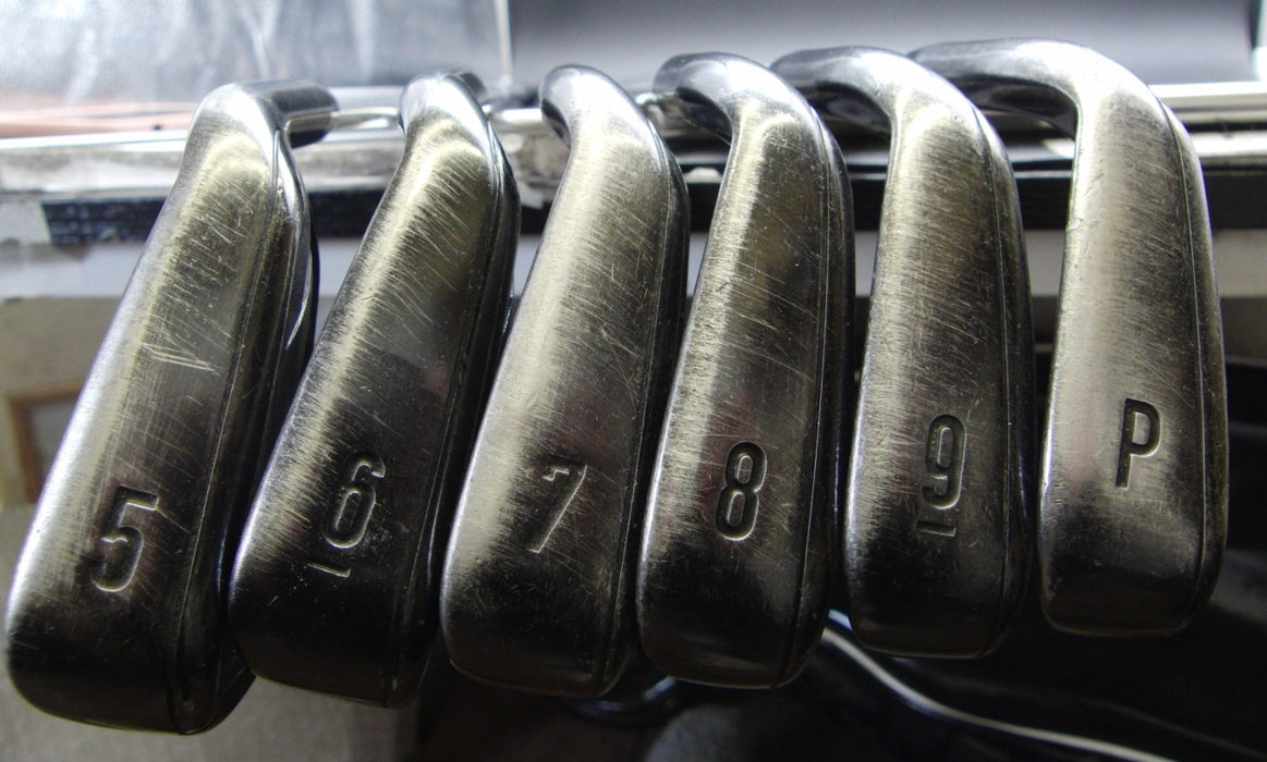 Set of 6x Callaway RAZR X Black Irons 5-PW Senior Graphite Shafts Callaway Grips
