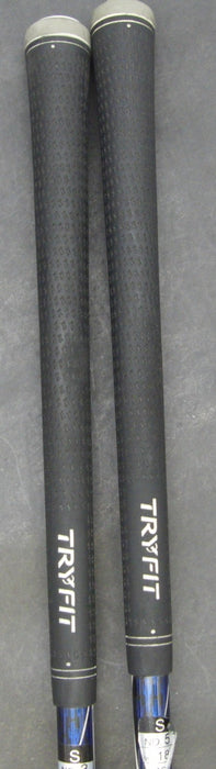 Set of 2 Tobunda TryFit 15° 3 & 18° 5 Woods Stiff Graphite Shafts TryFit Grips