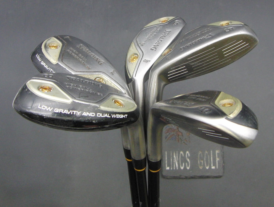 Set of 5x Spalding High Ball 5-9 Irons Regular Graphite Shafts Spalding Grips