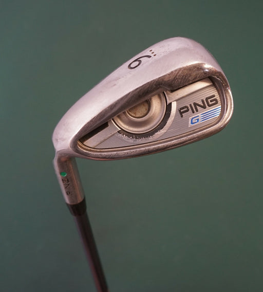 LeftHanded Ping G Series Green Dot 9 Iron Regular Graphite Shaft Ping Grip
