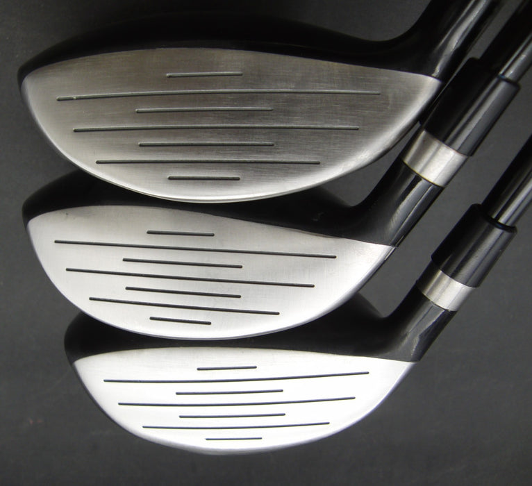 Set of 3 FW-08 Stainless Steel 3+5&7 Woods Regular Graphite Shafts David Grips