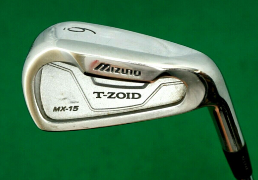 Mizuno MX15 T-Zoid 6 Iron Stiff Steel Shaft Golf Pride Grip
