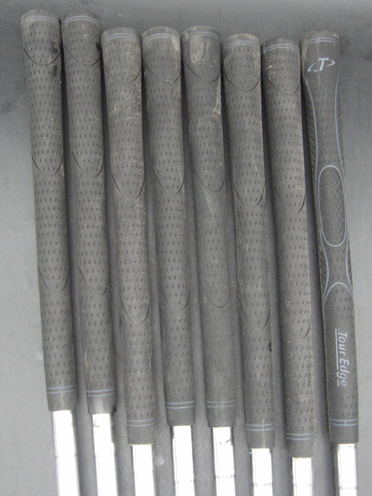 Set of 8x Titlesit 704 CB Forged 3-PW Irons Regular Steel Shafts TourEdge Grips