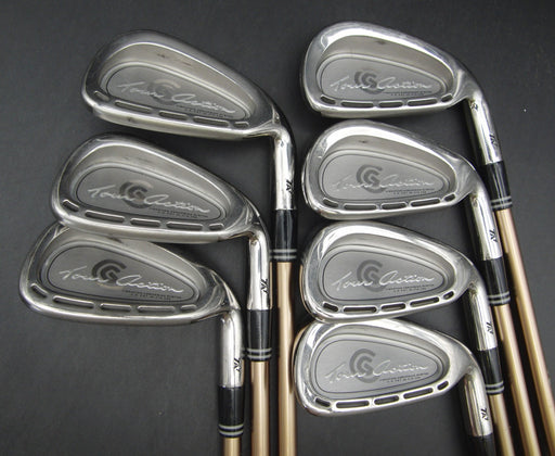 Set of 7x Cleveland Tour Action TA7 Irons 4-PW Regular Graphite Shafts +Grips **