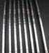 Set of 8x Nike Pro Combo Ti Face 4-PW + AW Irons Stiff Steel Shafts Nike Grips
