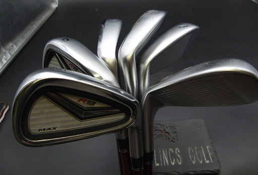 Set of 6x TaylorMade R9 Max Irons 5-PW Regular Graphite Shafts GolfPride Grips*