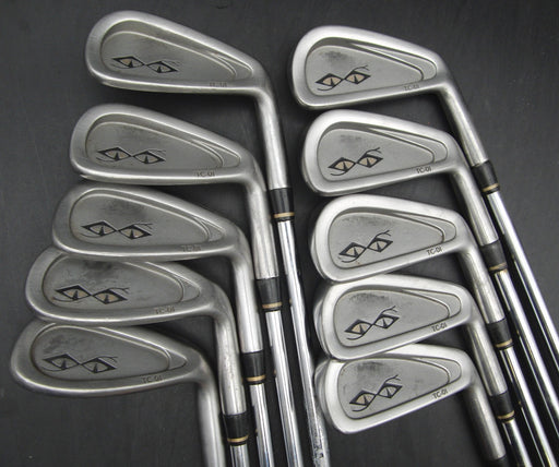 Set of 10x Snake Eyes TC-01 3-SW+LW Irons Regular Steel Shafts Mixed Grips