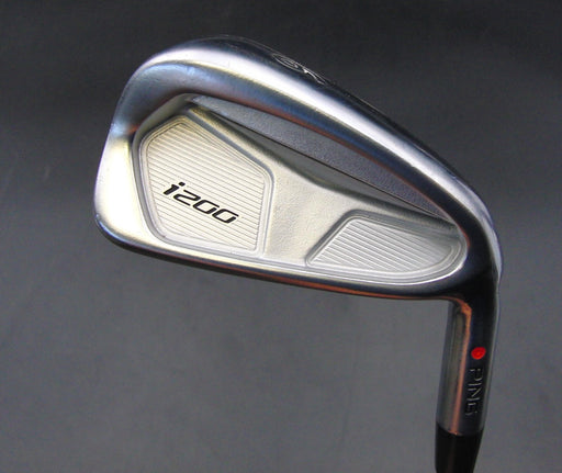 Ping i200 Red Dot 6 Iron Senior Steel Shaft Black Grip