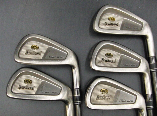 Set of 5 x Dunlop Newbreed Compe Model Irons 3-7 Stiff Graphite Shafts