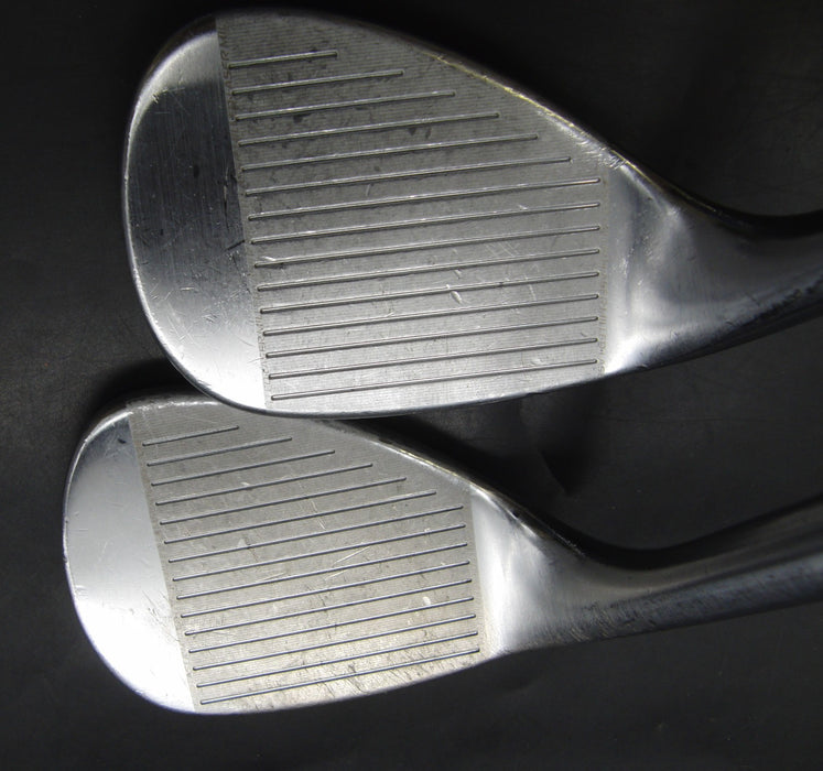 Set of 2 Cleveland CG16 JV Gap & Sand Wedges Stiff Steel Shafts Cleveland Grips