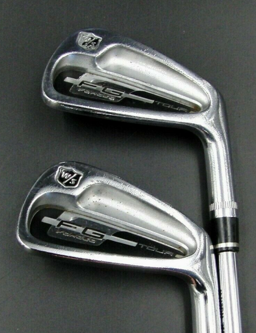 Set of 2 x Wilson Staff FG Tour Forged Irons 5 & 6 Regular Steel Shafts