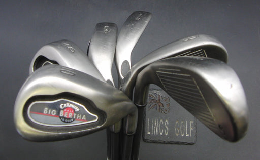 Set of 6x Callaway Big Bertha 2004 5-10 Irons Regular Graphite Shafts