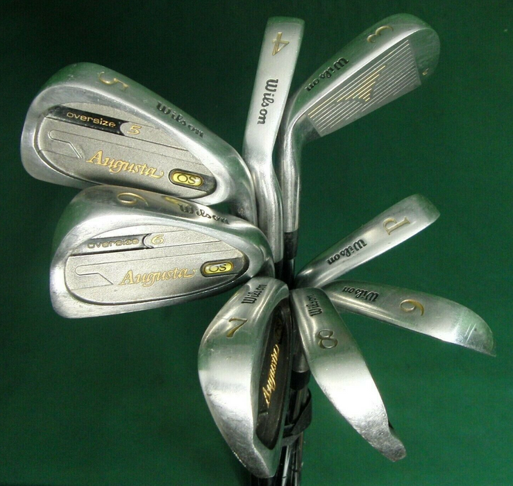 Set of 8 x Wilson Oversize OS Augusta 3-PW Irons Regular Steel Shafts