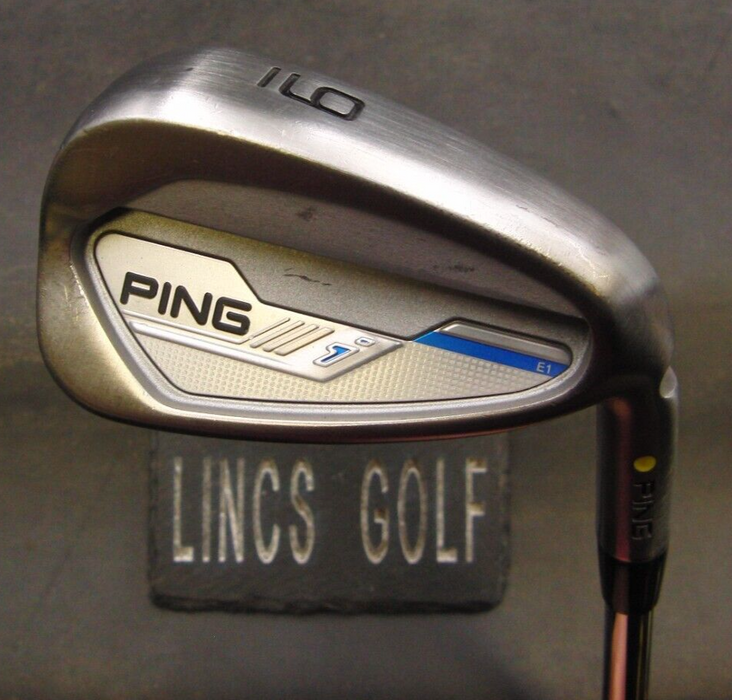 Ping  i Series E1 Yellow Dot 9 Iron Stiff Steel Shaft Iomic Grip