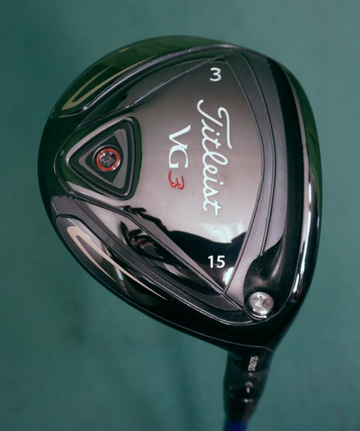 Titleist VG3 15° 3 Wood Regular Graphite Shaft Golf Pride Grip
