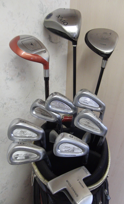 Set Of Cleveland Forged 4-PW Irons + 3 Wood + 4 PRGR Wood + Grand Tour Putter