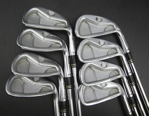 Set of 8x TaylorMade TP Forged Irons 3-PW Stiff Steel Shafts GolfPride Grips*
