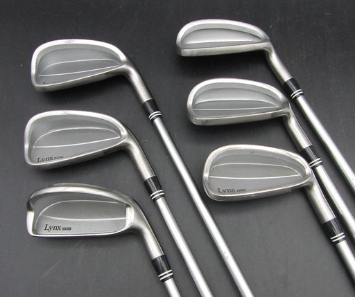 Set of 6x Lynx SS 5-PW Irons Regular Graphite Shafts Control Core Grips