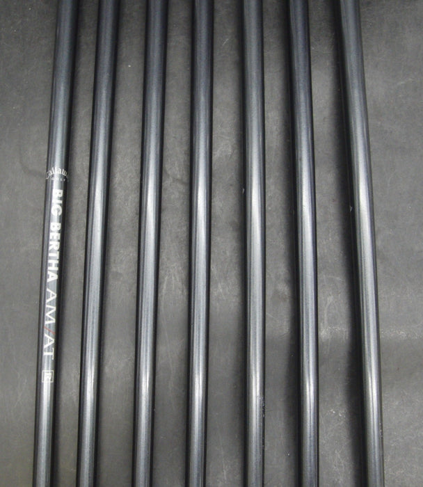 Set of 7x Callaway Big Bertha 2002 Irons 5-10+SW Regular Graphite Shafts*