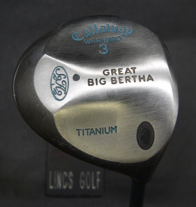 Ladies Callaway Great Big Bertha War Bird S2H2 3 Wood Ladies Graphite Shaft