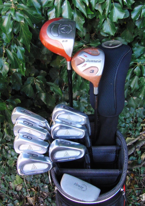 Set of Bridgestone Professional J'S 5PW + Driver + 3 Wood + 7 Wood + Putter