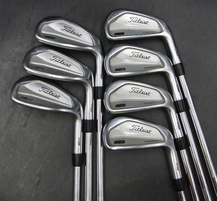 Set of 7 x Titleist 718 CB Forged Irons 4-PW Extra Stiff Steel Shafts*
