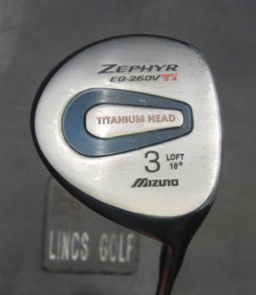 Mizuno Zephyr EQ-260V Ti 18° 3 Wood Regular Graphite Shaft Mizuno Grip