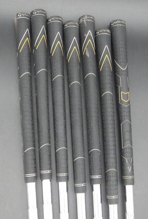 Set of 7x TaylorMade r7 rac XR Irons 5-9+SW+AW Regular Steel Shafts T/M Grips*