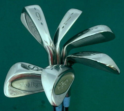 Vintage Ladies Set 6 x Ben Hogan Lady Hogan Irons 6-SW Ladies Steel Shafts