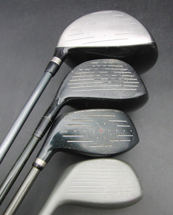 Set of 4x Multi Brands 9.5° Driver + 10° Driver Stiff Graphite & 11° Driver