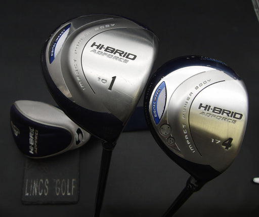 Set of 2 Dunlop Hi-Brid Adforce 10° Driver & 17° 4 Wood Regular Graphite Shafts