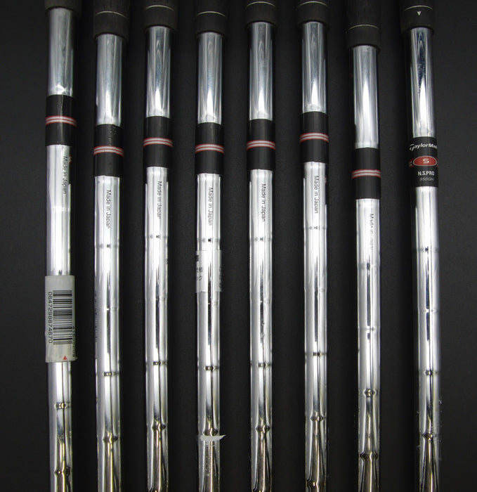 Set of 8x TaylorMade Burner Japanese Model Irons 4-PW+AW Stiff Steel Shafts*