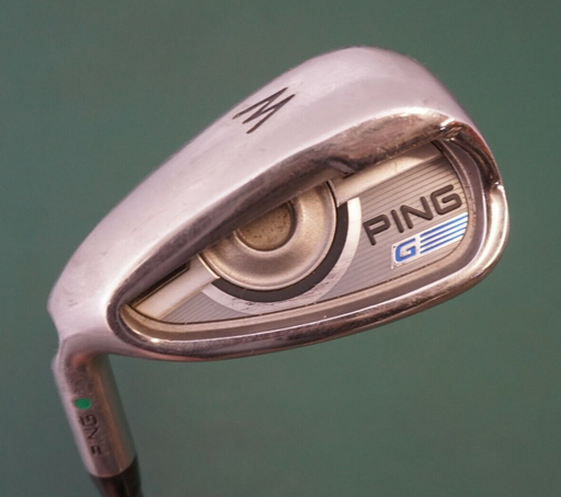 Left-Handed Ping G Series Green Dot Pitching Wedge Regular Graphite Shaft