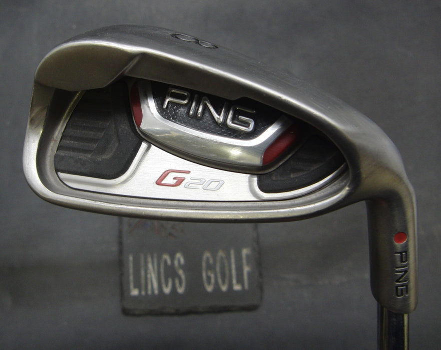 Ping G20 Red Dot 8 Iron Regular Steel Shaft Ping Grip