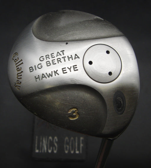 Ladies Callaway Great Big Bertha Hawk Eye 3 Wood Ladies Graphite Shaft C/W Grip