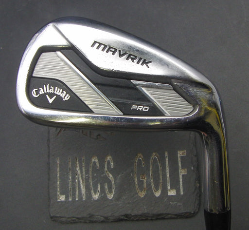 Callaway Mavrik Pro 6 Iron Stiff Steel Shaft Golf Pride Grip